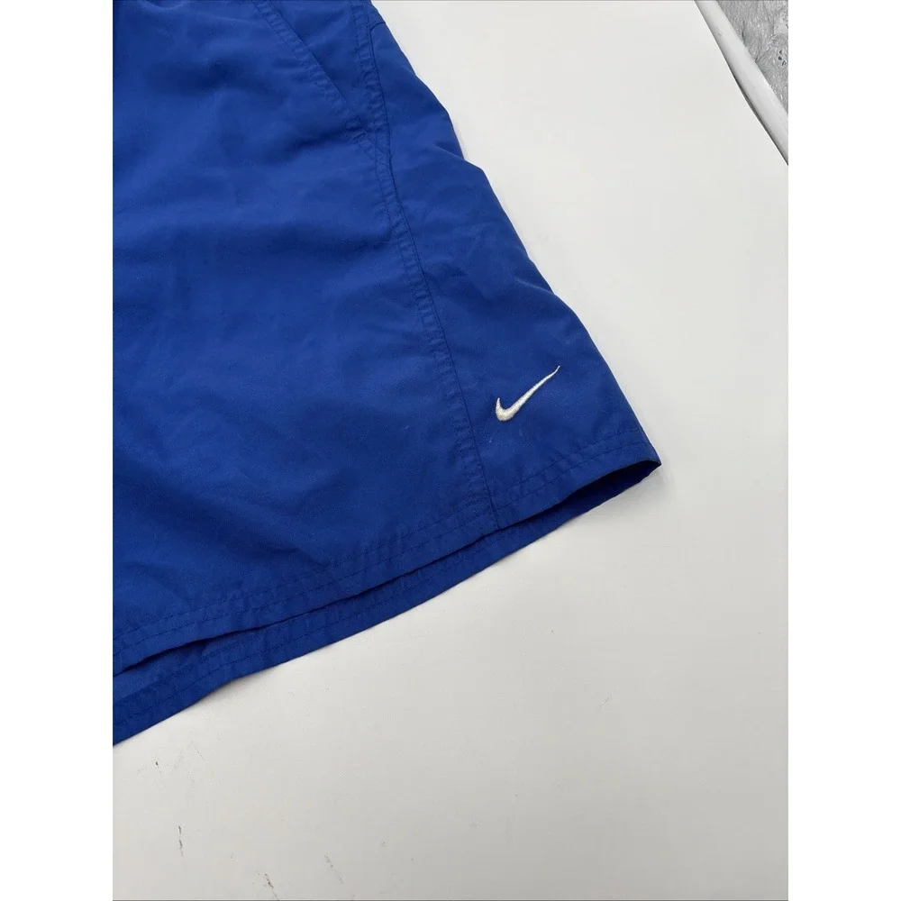 Nike Swimming Shorts Mens Size Large W/pockets Swim‎ Swoosh Embroidered On Back